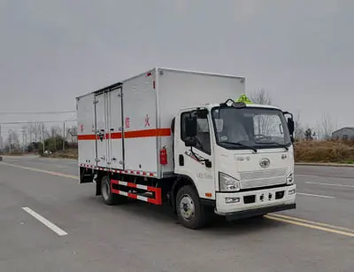 解放J6F、虎V腐蝕性物品廂式運(yùn)輸車